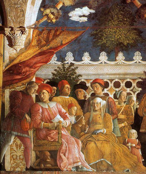 Andrea Mantegna The Court of Gonzaga oil painting image